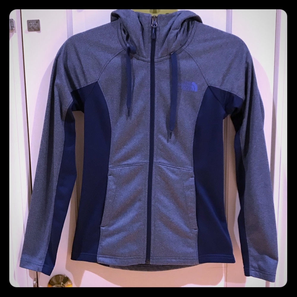 North face zip up fleece hoodie